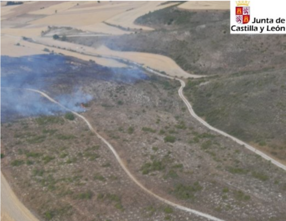 Santa María del Campo fuego