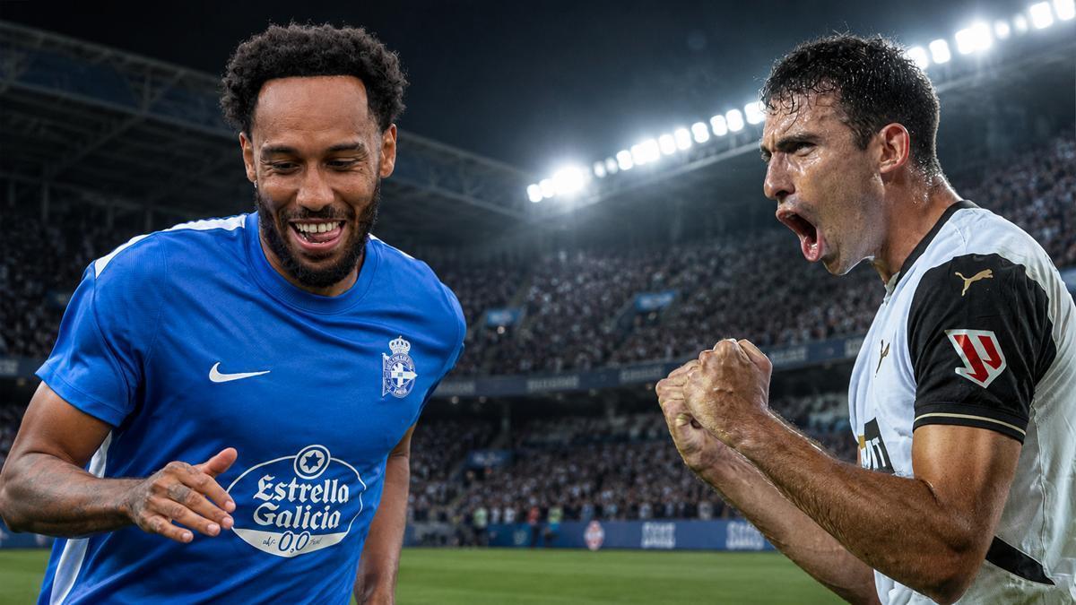 Alineaciones probables del Deportivo - Valencia CF de LaLiga en Riazor: Aubameyang y Tárrega, el duelo está servido