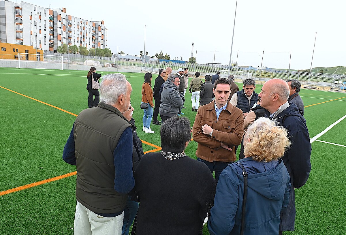 Las instalaciones deportivas municipales del campo de fútbol de San Telmo acogerán entrenamientos desde este martes y partidos desde el próximo fin de semana